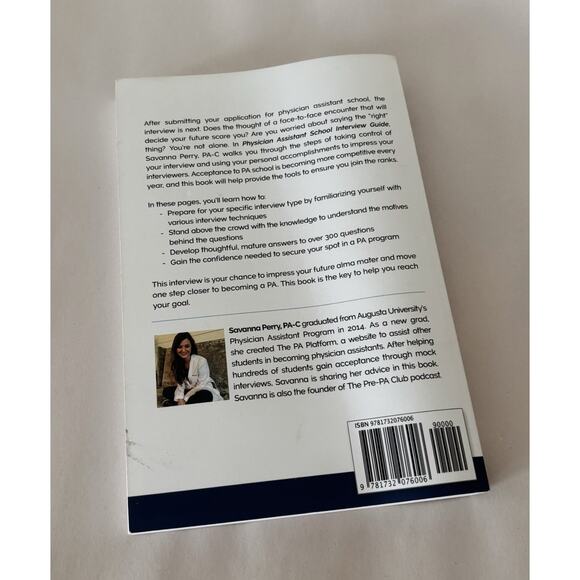 Physician Assistant School Interview Guide Book - Picture 2 of 3